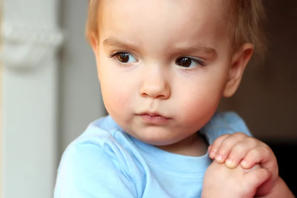 Retrato emocional infantil —  Fotos de Stock