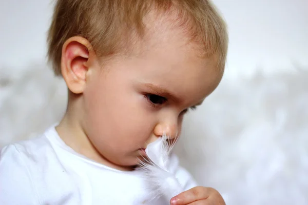 Retrato emocional infantil — Foto de Stock