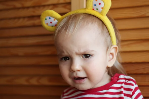 Emotionales Kinderporträt — Stockfoto