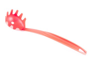 Yatay olarak spagetti kaşığı