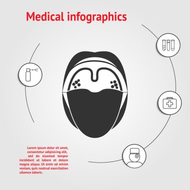 Tıp Infographic şablonu