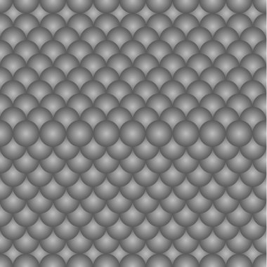 Topları ile soyut gri arka plan