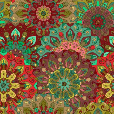 Kusursuz desen. Klasik dekoratif öğeler. 