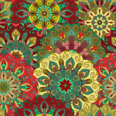 Kusursuz desen. Klasik dekoratif öğeler. 