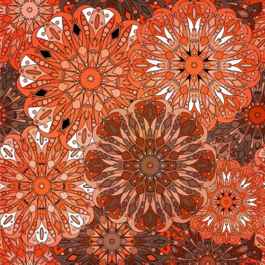 Kusursuz desen. Klasik dekoratif öğeler. 