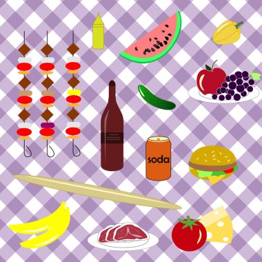 Piknik Icon Set