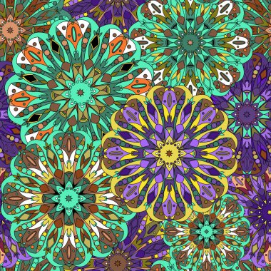 Kusursuz desen. Klasik dekoratif öğeler. 