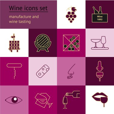 Şarap Icons collection