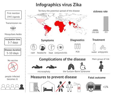 Infographics virüs Zika
