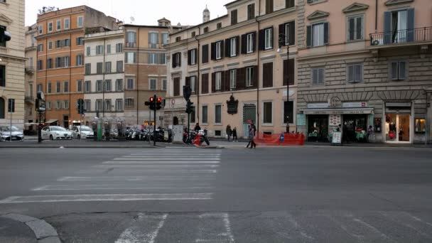 Улица Рима — стоковое видео