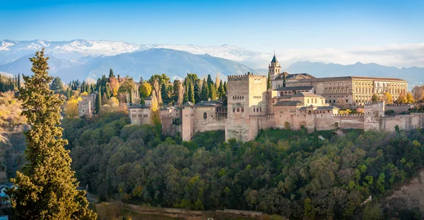 Het Alhambra Paleis Rechtenvrije Stockfoto's
