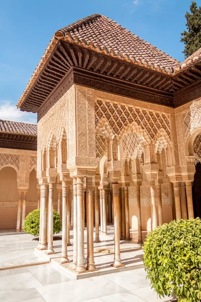 Binnen het Alhambra Paleis Stockfoto