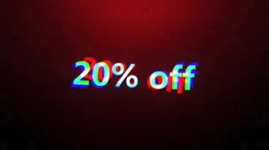 Büyük satış konsepti animasyonu. Satışlardan önce 4K kayıt. Arıza animasyonu. Mağazalarda indirim kavramı.