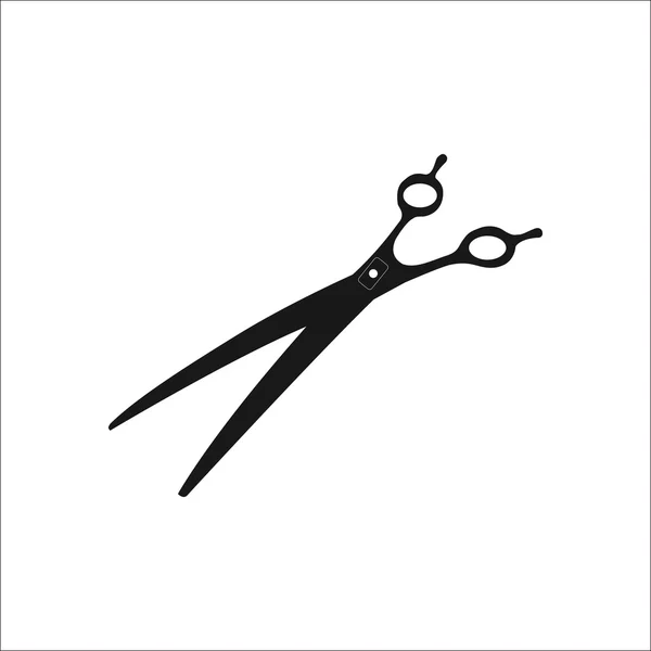 Tijeras de peluquero icono simple sobre fondo blanco — Vector de stock