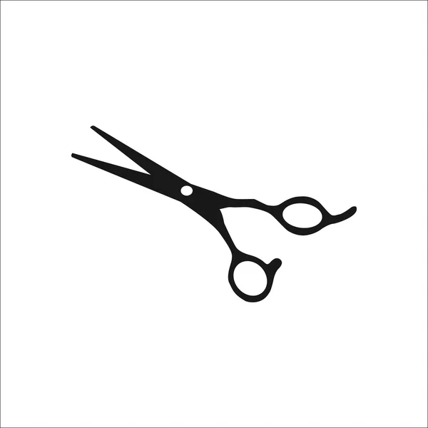 Tijeras de peluquero icono simple sobre fondo blanco — Vector de stock