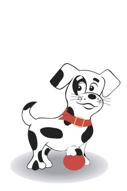 bir topla oynamayı köpek yavrusu