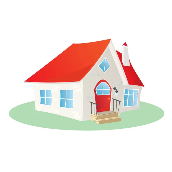 Small village house — Stock Vector