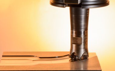 hafif bir arka plan çalışmalarına kesici freze, sürüm renk