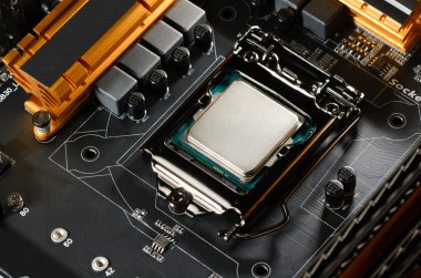 Pc anakart güç bir çağlayan ile donatılmış Modern işlemci