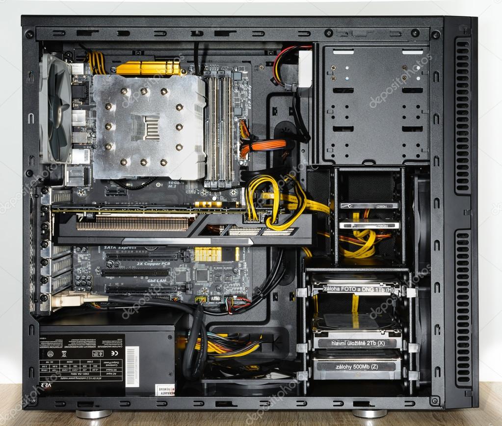 The Assembly Of The Modern Desktop Computer With High End 3d Gra