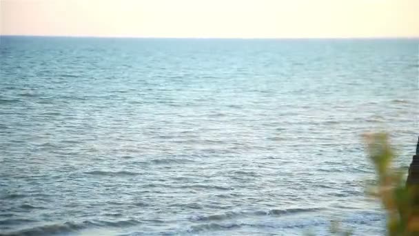 Malul mării la apus — Videoclip de stoc