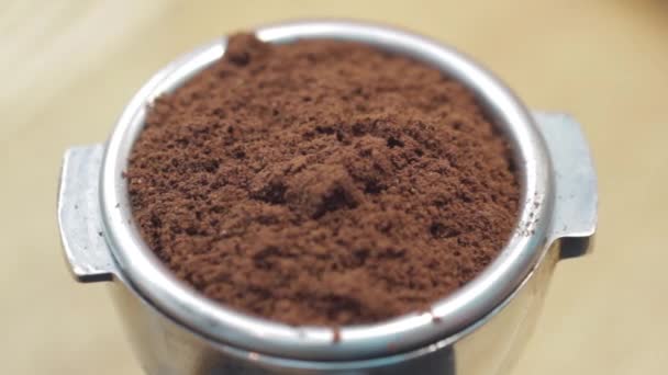 Tutup kopi segar — Stok Video