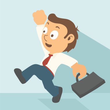 Düz tasarım işe yarayacak iş adamı 