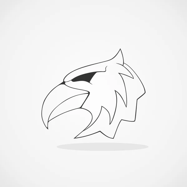 Fet eagle fågel — Stock vektor