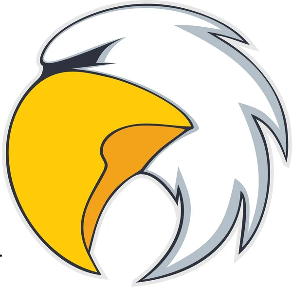 大胆な鷲の鳥 — ストックベクタ