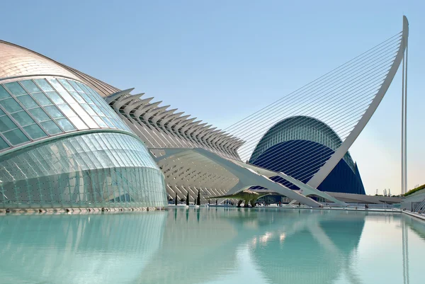 VALENCIA, SPAIN - OCTOBER: View of the City of Arts and Sciences of Valencia Stockfoto
