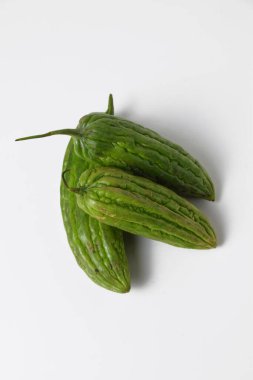 Yeşil kavun koleksiyonu, genellikle izole edilmiş beyaz arka plandaki sebze yemeklerini tamamlamak için kullanılır..