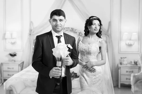 Italienisches Hochzeitspaar — Stockfoto
