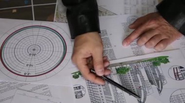 Proje mimarı erkek ellerini tahmin ediyor.