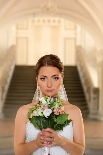 Das Porträt der schönen Braut. — Stockfoto