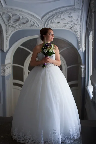 Beautiful Bride.Bride 's portrait . — стоковое фото