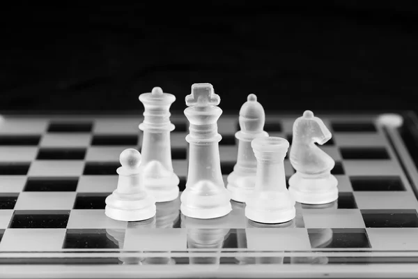 チェス図 ビジネス コンセプト戦略 リーダーシップ チーム — ストック写真