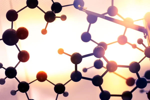 Modelo Molecular Adn Átomo Laboratorio Investigación Científica — Foto de Stock