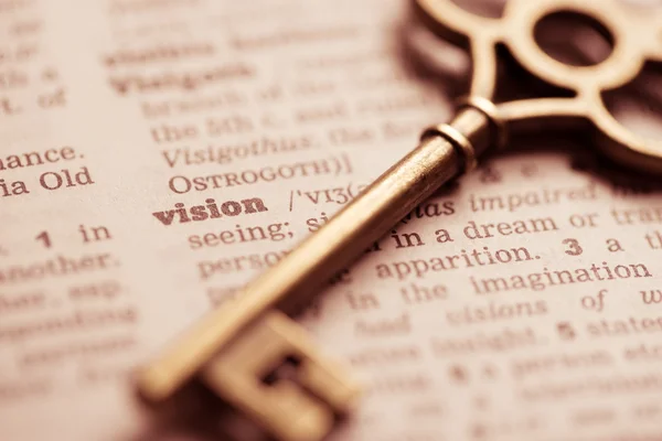 Business success key concept vision