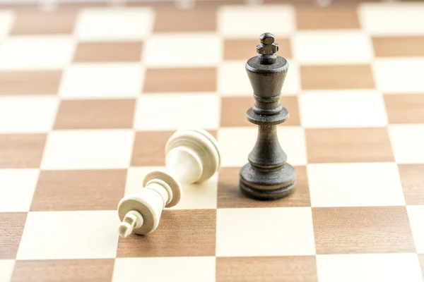 Chess figure, business concept strategy, leadership, team and su — Stock Photo, Image