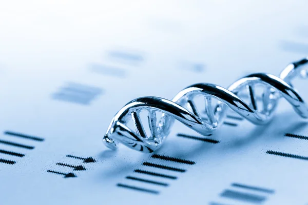 DNA, moleculaire lab test — Stockfoto