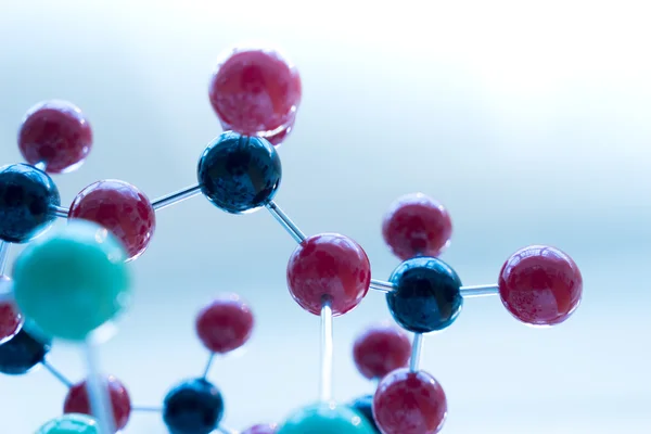 Molécula, ADN en pruebas de laboratorio, química — Foto de Stock