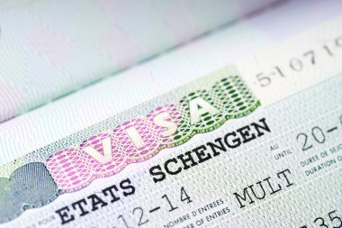 Schengen Vizesi yakın çekim