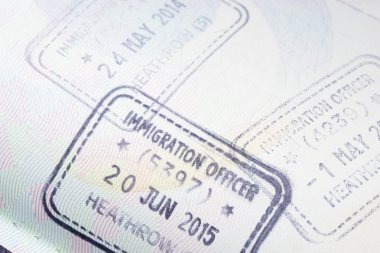 İngiltere'de İngiltere Vize pasaport
