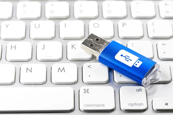 Unternehmen Online Shopping Commerce Symbol Auf Usb Stick — Stockfoto