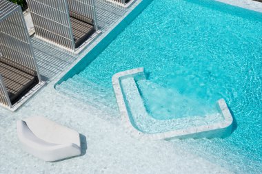 Yüzme havuzundan Üstten Görünüm