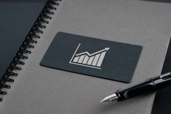 Plain Name Card Business Strategy Icon Concept Imagem De Stock