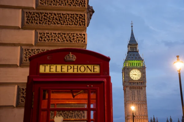 Abbazia di Big Ben e Westminster a Londra, Inghilterra — Foto Stock
