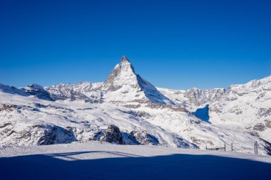 Matterhorn dağ, zermatt, İsviçre