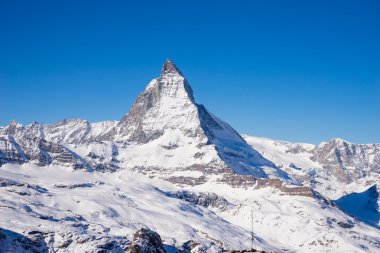 Matterhorn dağ, zermatt, İsviçre