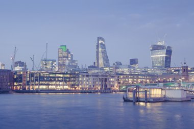 İş ofis binası, vintage retro tarzı Londra'da